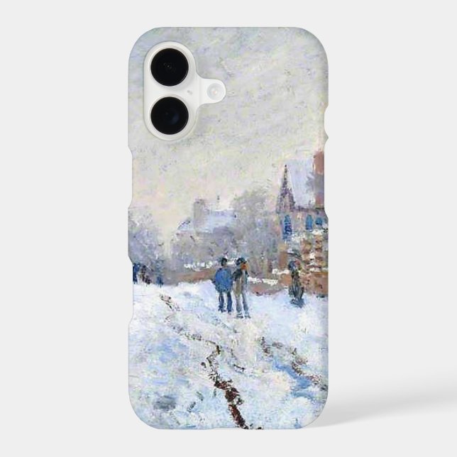 Monet - Snow Scene at Argenteuil (Back)
