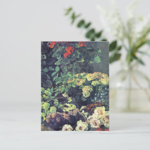 Monet - Spring Flowers Postcard