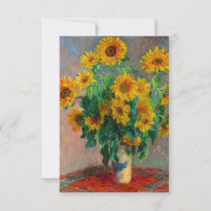 Monet Sunflowers Announcement
