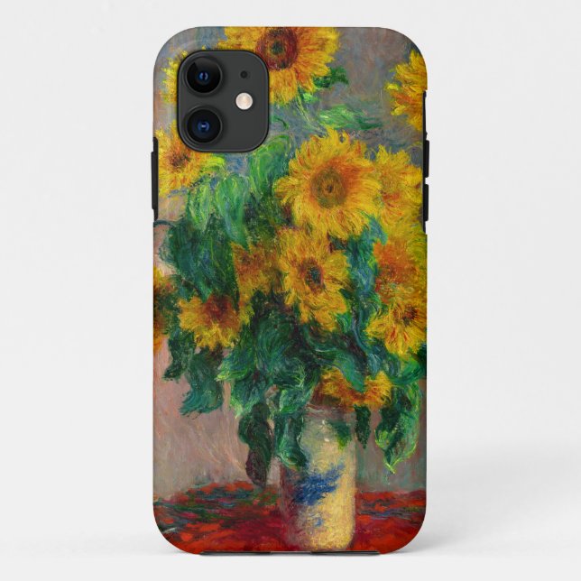 Monet Sunflowers Case-Mate iPhone Case (Back)