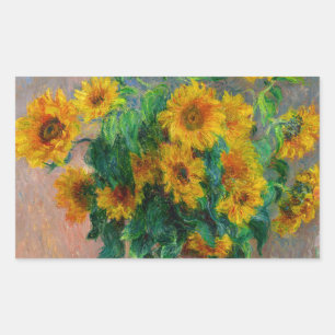 Monet Sunflowers Sticker