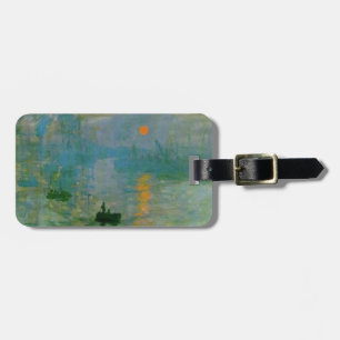 Monet Sunrise Luggage Tag