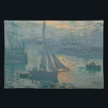 Monet Sunrise Marine Impressionism Painting Placemat<br><div class="desc">Claude Monet's painting Sunrise (Marine) is a famous painting by French impressionist Claude Monet painted in 1872. Sunrise (Marine) was painted en plein air,  or "outdoors" and showcases his informal and spontaneous brushstrokes.</div>