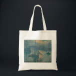 Monet Sunrise Marine Impressionism Painting Tote Bag<br><div class="desc">Claude Monet's painting Sunrise (Marine) is a famous painting by French impressionist Claude Monet painted in 1872. Sunrise (Marine) was painted en plein air,  or "outdoors" and showcases his informal and spontaneous brushstrokes.</div>