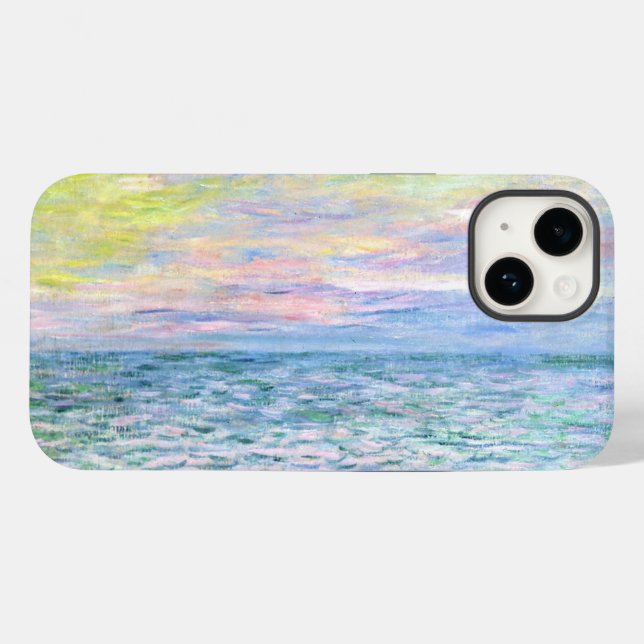Monet - Sunset at Pourville, Case-Mate iPhone Case (Back (Horizontal))