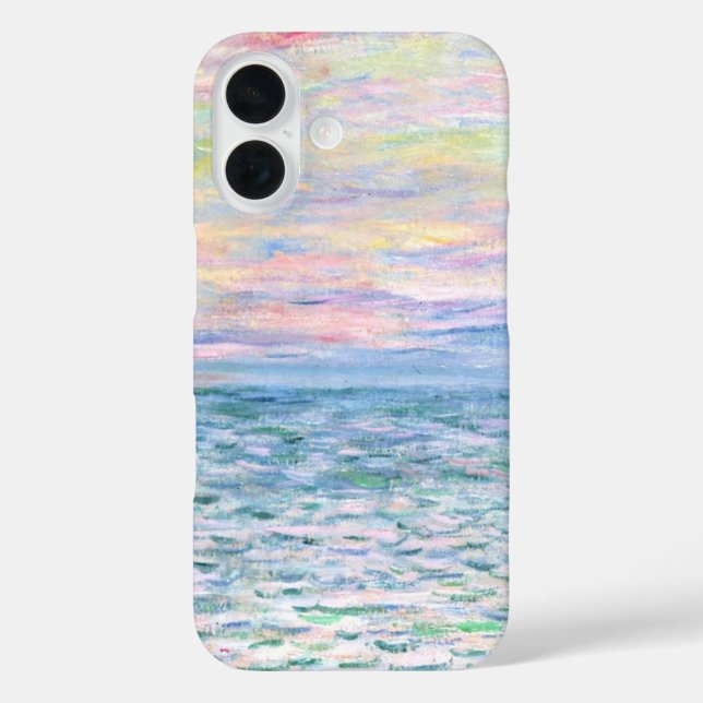 Monet - Sunset at Pourville, fine art Case-Mate iPhone Case (Back)
