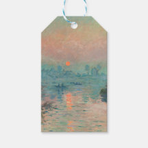 Monet Sunset Seine Fine Art Impressionism 