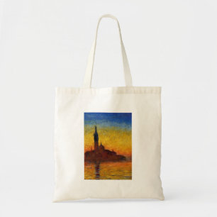 Monet Sunset Venice Colourful Impressionism Art Tote Bag