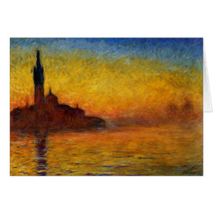 Monet Sunset Venise Coloré Impressionnisme Art