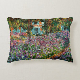 Monet The Artist’s Garden at Giverny Accent Pillow