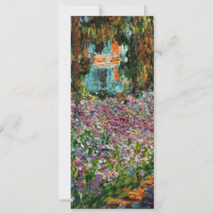 Monet The Artist’s Garden at Giverny Greeting Card