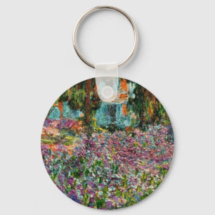 Monet The Artist’s Garden at Giverny Keychain