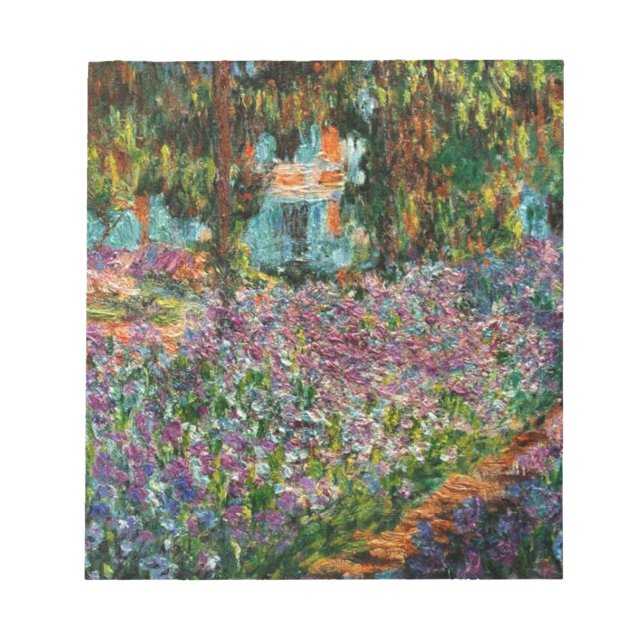 Monet The Artist’s Garden at Giverny  Notepad (Front)