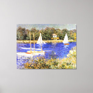 Monet - The Basin at Argenteuil Canvas Print
