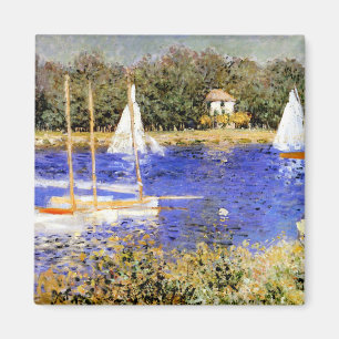 Monet - The Basin at Argenteuil Magnet