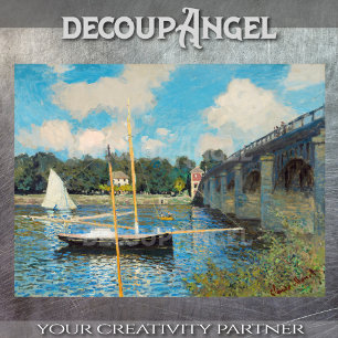 Monet- The Bridge at Argenteuilt Decoupage Tissue Paper