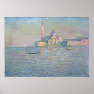 Monet - The Church Of San Giorgio Maggiore Venice Poster