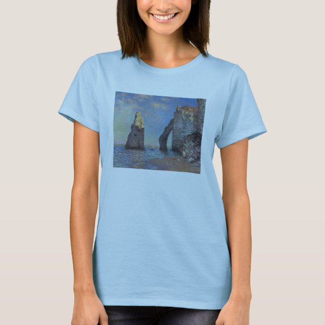 Monet_The Cliffs at Etretat T-Shirt (Front)