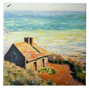 Monet - The Customs House, Morning Effect Tile