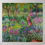 Monet - The Iris Garden At Giverny 1900 Poster<br><div class="desc">The Iris Garden At Giverny 1900 by Claude Monet. For more poster-ready images from Zedign Art Series Book 3 "Claude Monet - Paintings & Drawings  Vol 2",  visit https://books.zedign.com/zas/3.html</div>