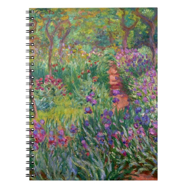 Monet “The Iris Garden at Giverny” Notebook (Front)