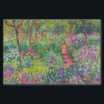 Monet “The Iris Garden at Giverny” Tissue Paper<br><div class="desc">Monet was a founder of French Impressionist painting, of which “The Iris Garden at Giverny” (painted between 1899 and 1900) is a beautiful example. It’s a celebration of colour, light and movement. When Monet purchased the Giverny estate, he redesigned the flower garden already planted on its grounds. His preference for...</div>