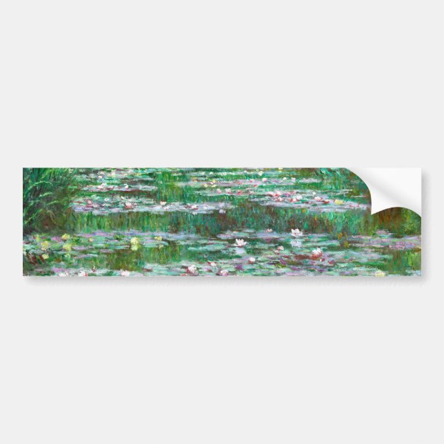 Monet The Japanese Footbridge Fine Art Bumper Sticker (Front)