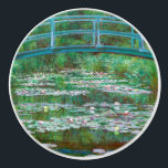 Monet The Japanese Footbridge Fine Art Ceramic Knob<br><div class="desc">The Japanese Footbridge, Claude Monet, 1899. Oil on canvas, 81.3 x 101.6 cm. Oscar-Claude Monet (14 November 1840 – 5 December 1926) was a founder of French Impressionist painting. The term "Impressionism" is derived from the title of his painting Impression, soleil levant (Impression, Sunrise), which was exhibited in 1874 in...</div>
