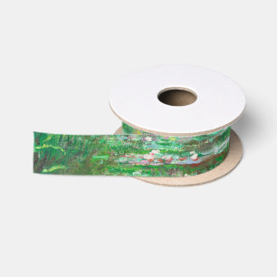 Monet The Japanese Footbridge Satin Ribbon
