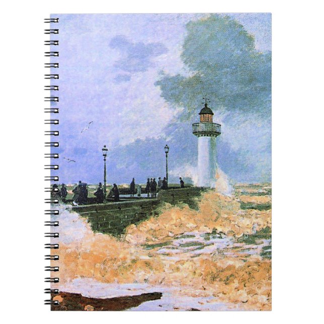 Monet - The Jetty at Le Havre, Notebook (Front)