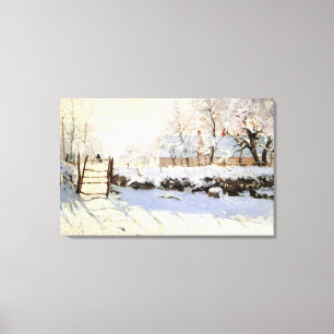 Monet The Magpie 36x23 Toile Enveloppée