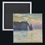 Monet - The Manneport, Cliff at Etretat, Sunset Magnet<br><div class="desc">The Manneport,  Cliff at Etretat,  Sunset / Etretat,  sunset - Claude Monet in 1883</div>