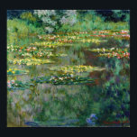 Monet - The Nympheas Basin Poster<br><div class="desc">The Nympheas Basin by Claude Monet. For more poster-ready images from Zedign Art Series Book 2 "Claude Monet - Paintings & Drawings  Vol 1",  visit https://books.zedign.com/zas/2.html</div>