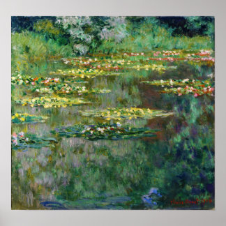 Monet - The Nympheas Basin Poster
