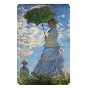 Monet The Promenade Woman with a Parasol Magnet
