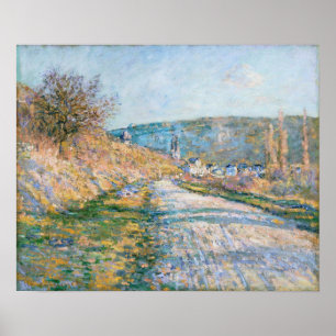 Monet - The Road To Vetheuil Poster