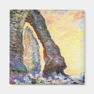 Monet - The Rock Needle seen through Porte d'Aval Magnet