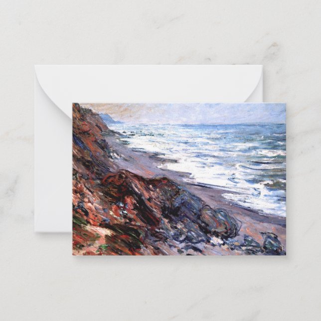 Monet - The Sea at Pourville Card (Front)