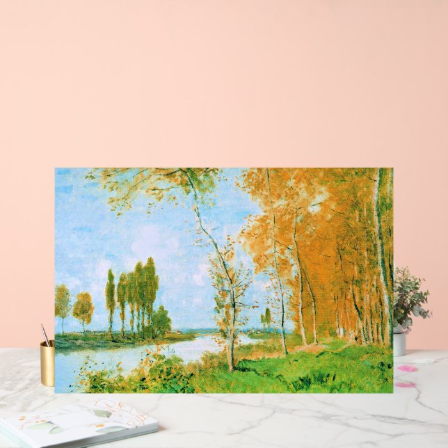 Monet - The Spring in Argenteuil, Acrylic Sign (Wedding)