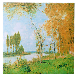 Monet - The Spring in Argenteuil, Tile