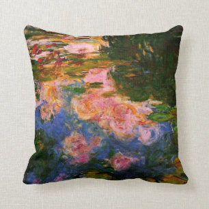 Monet - The Water Lily Pond, 1919 Throw Pillow