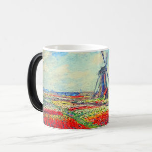 Monet Tulips Windmill Magic Mug