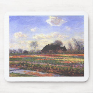 Monet-Tulpenfelder in Sassenheim-1886 Mouse Pad