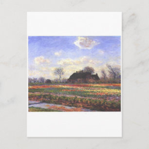 Monet-Tulpenfelder in Sassenheim-1886 Postcard