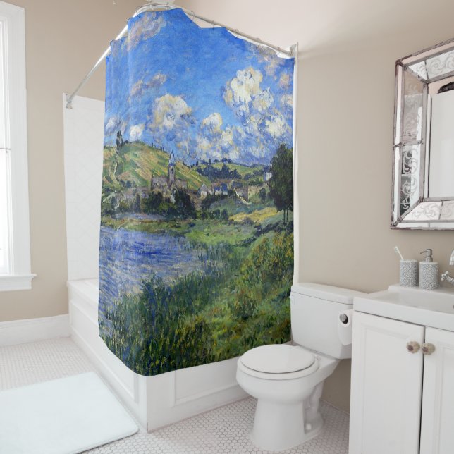 Monet - Vetheuil Passage, famous painting, (In Situ)
