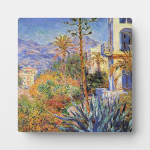 Monet - Villas at Bordighera, Plaque