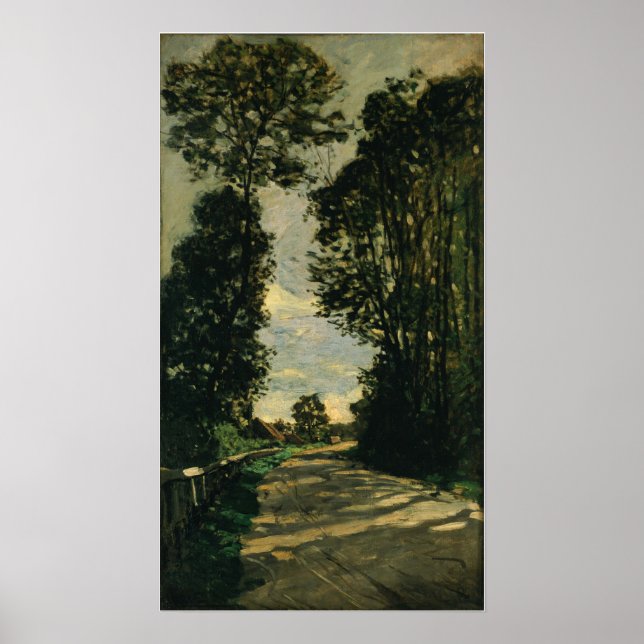 Monet - Walk (Road Of The Farm Saint Simeon) Poster (Front)