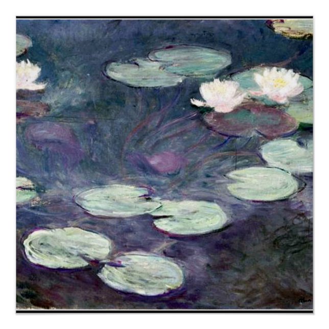 Monet - Water Lilies 1897-1899, Poster (Front)