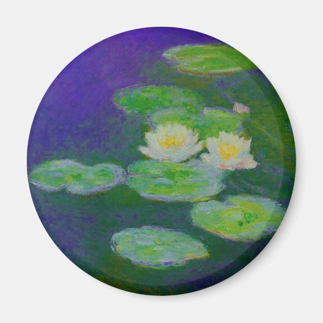 Monet Water Lilies 1897 Magnet (Front)