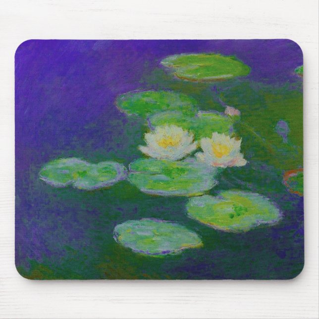 Monet Water Lilies 1897 Mouse Pad (Front)